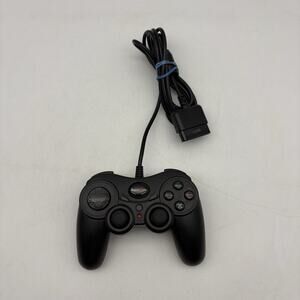 GameStop Sony PlayStation 2 Black Wired Controller BB-122 - PS2 - Tested Working